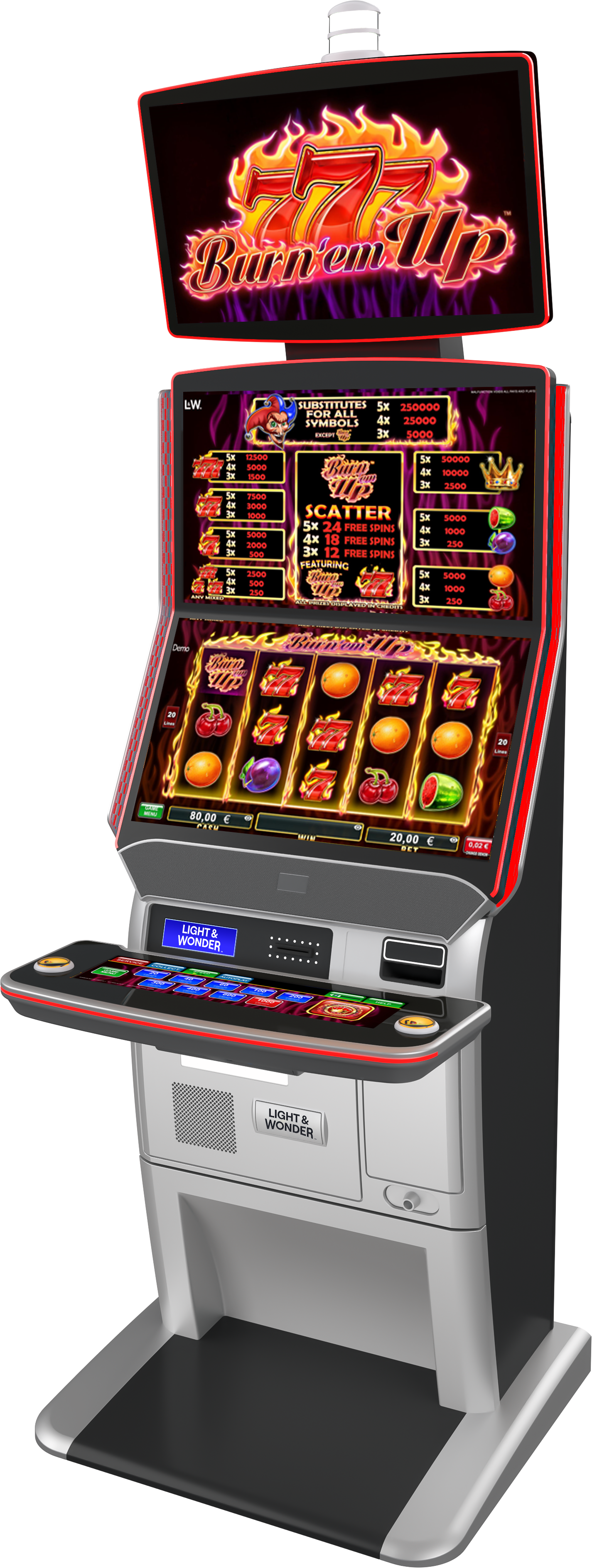 Burn'em Up - REEL CHOICE Cabinet